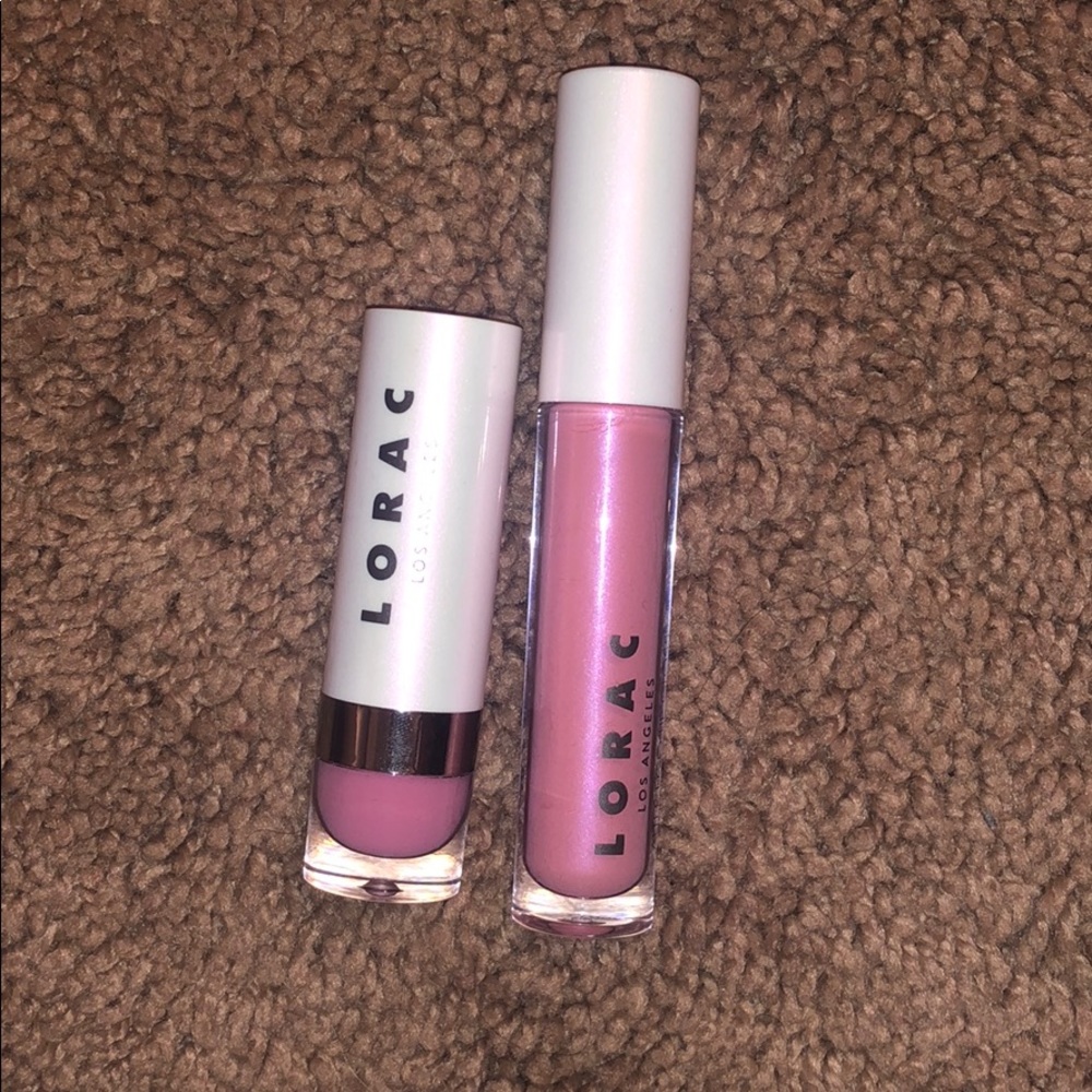 Lorac lipstick and gloss set!